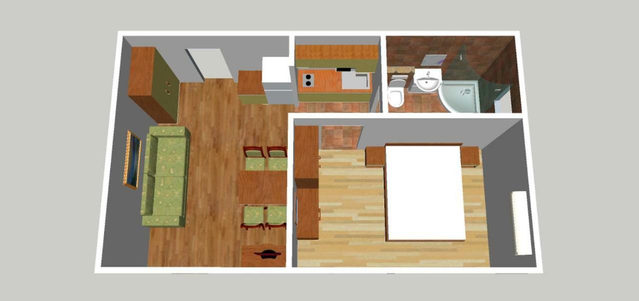 Apartmani Galija 피사크 외부 사진